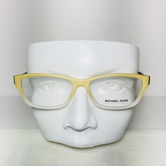 Michael Kors Rectangular Ivory Silver Eyeglasses Frames NWOT - Picture 11 of 12